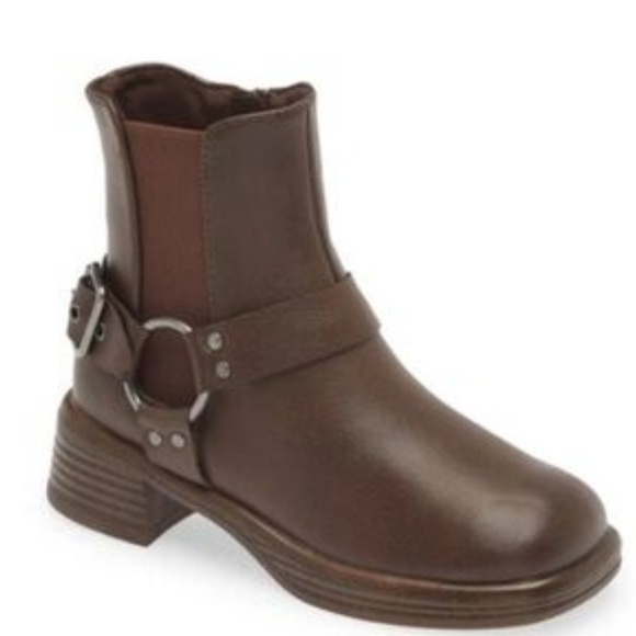 Steve Madden Other - NWT Kids Steve Madden Brown Leather Ankle Boots
